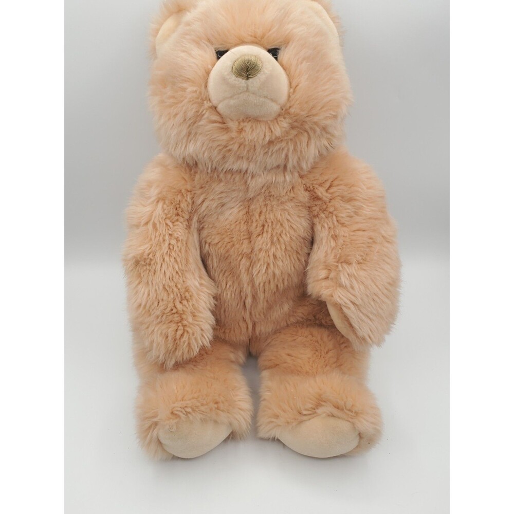 Gund Cubbins Bear Plush Teddy 16” Stuffed Animal Tan Vintage Sitting Toy